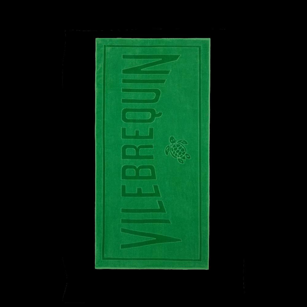 Vilebrequin Serviette De Plage Unie En Coton Organique