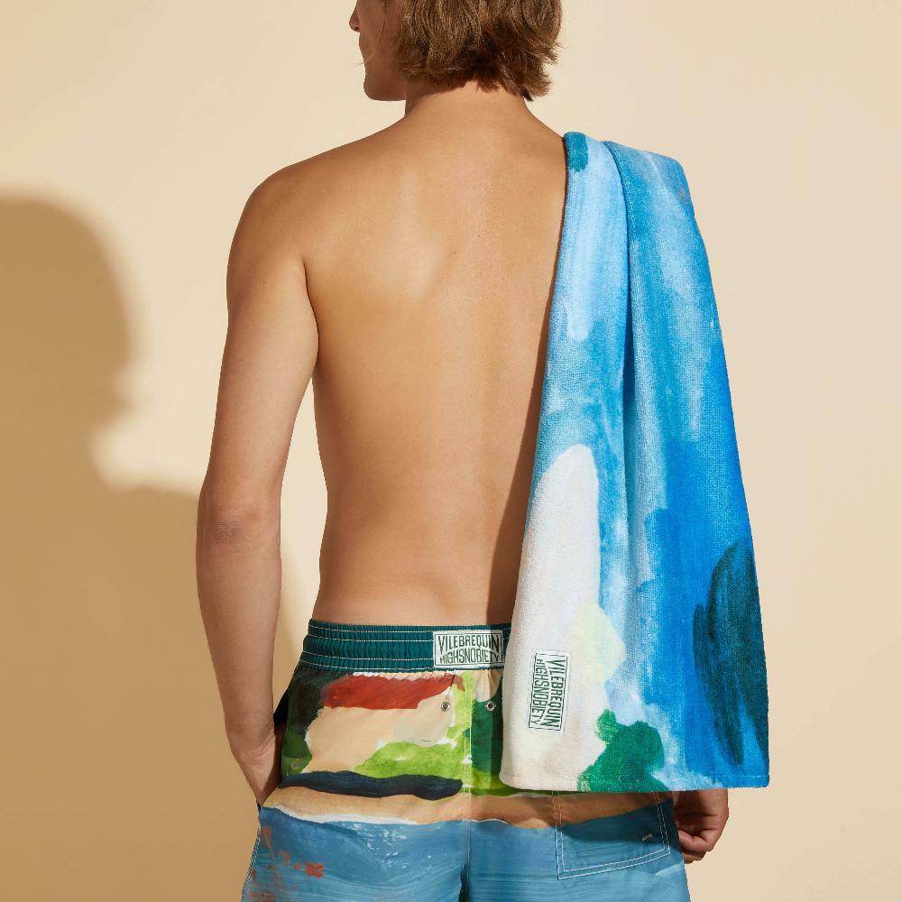 vilebrequin Serviette en coton organique unisexe 360 Landscape - Vilebrequin x Highsnobiety