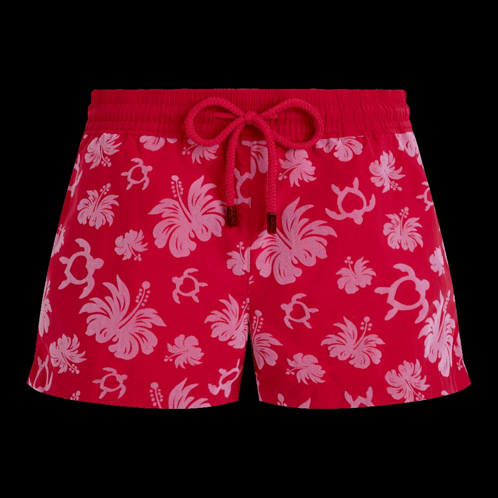 Vilebrequin Short De Bain Femme Turtles Heart Floqué