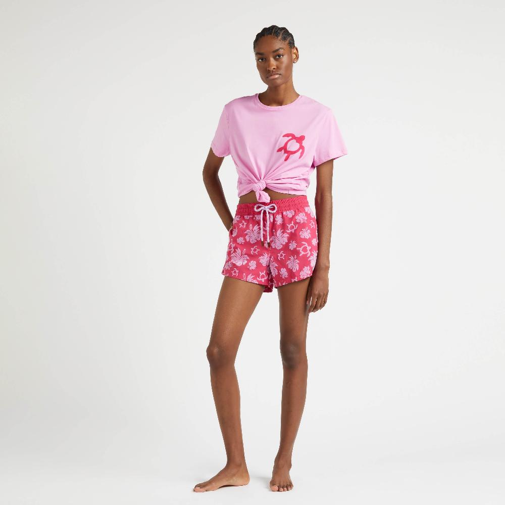 vilebrequin Short de bain femme Turtles heart floqué