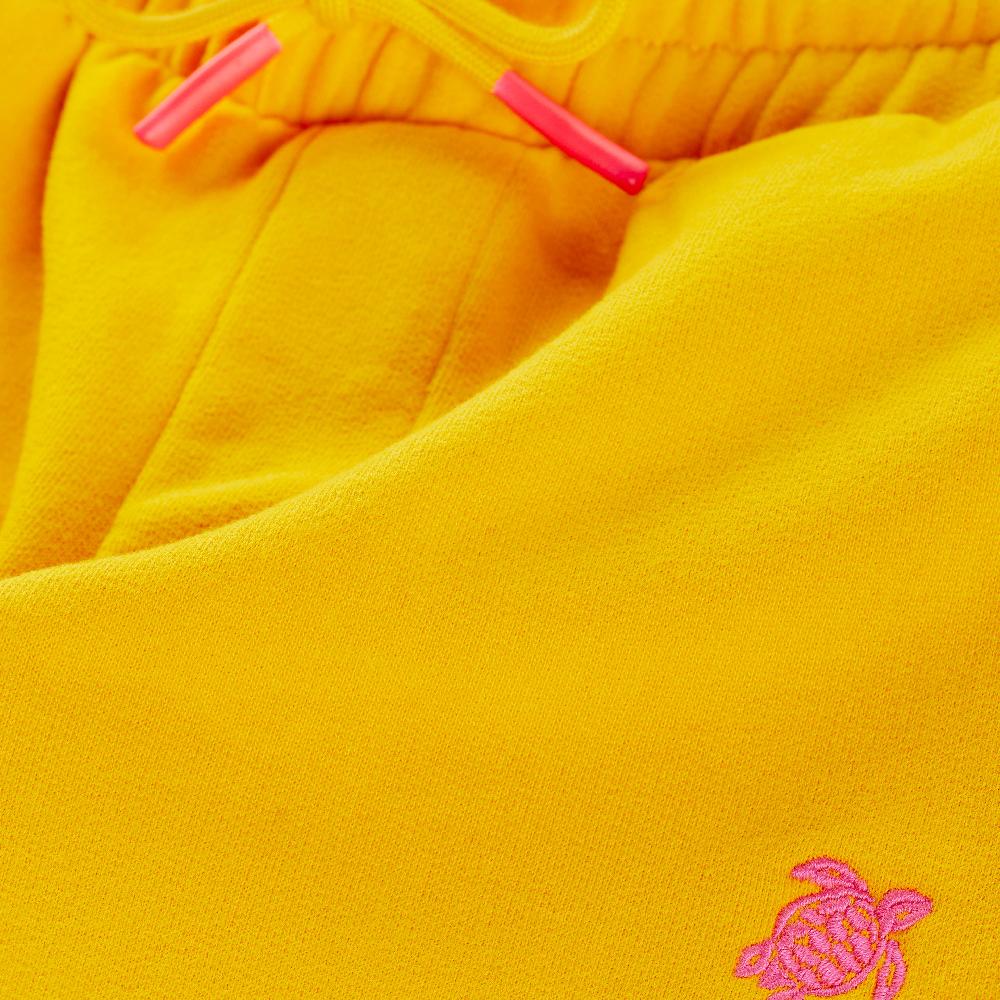 Vilebrequin Short En Coton Organique Fille Logo 3D Brodé