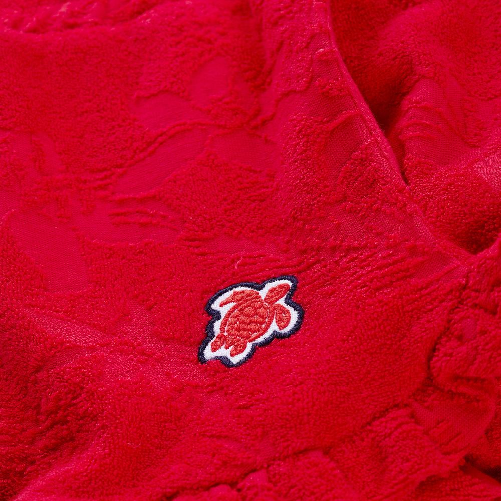 Vilebrequin Short En éponge Fille Jacquard Flower Power