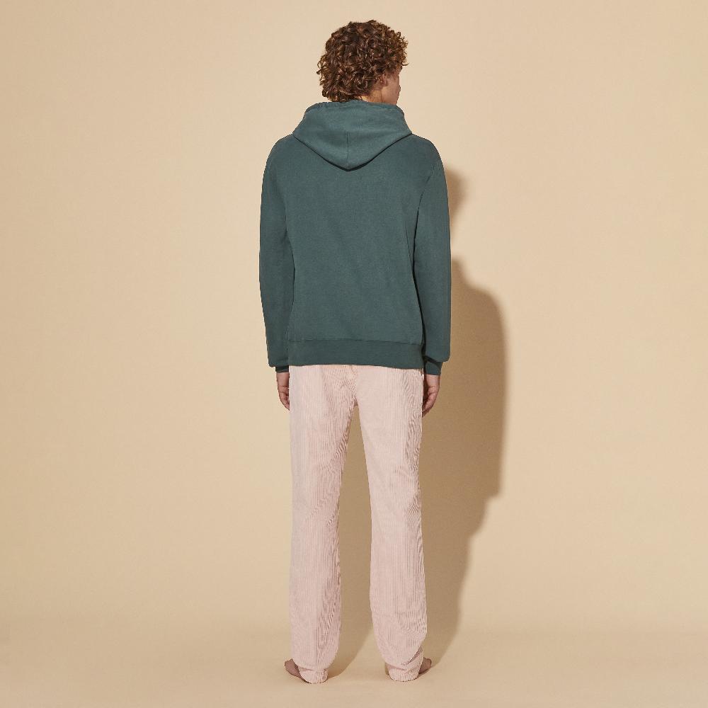 Vilebrequin Sweat à Capuche Logo Surpiqué En Coton Homme Uni