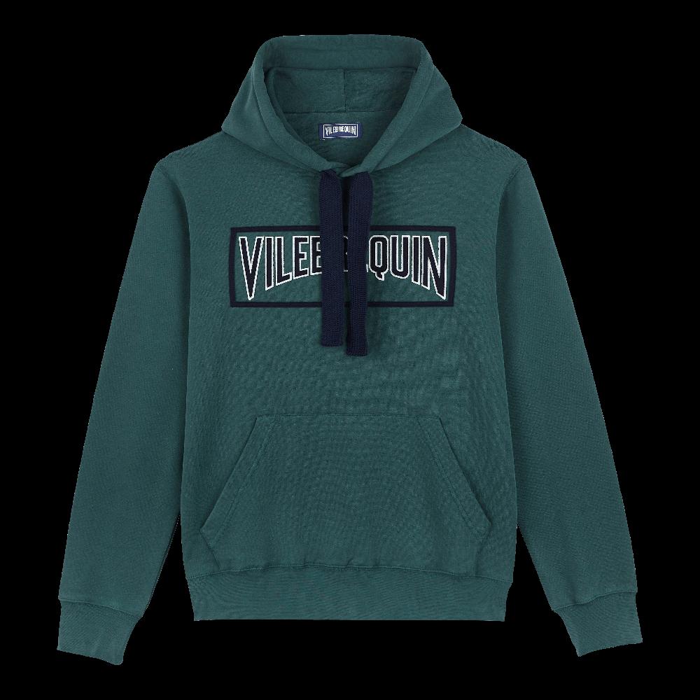 Vilebrequin Sweat à Capuche Logo Surpiqué En Coton Homme Uni