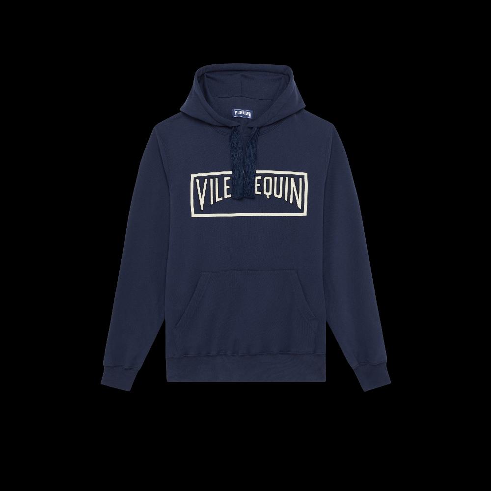 Vilebrequin Sweat à Capuche Logo Surpiqué En Coton Homme Uni