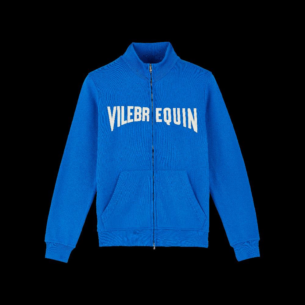 Vilebrequin Sweat à Fermeture Zippée En Coton Homme Logo Surpiqué