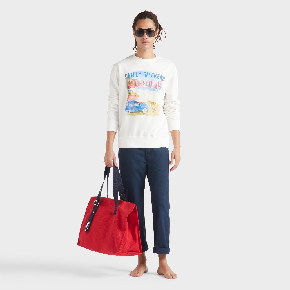 Vilebrequin Sweat Col Ras-du-cou En Coton Homme Family Week-end