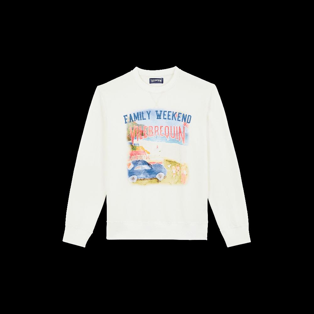 Vilebrequin Sweat Col Ras-du-cou En Coton Homme Family Week-end