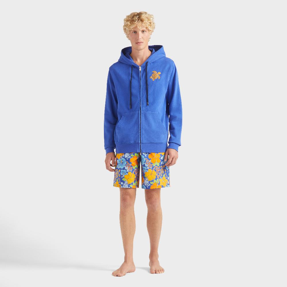 vilebrequin Sweat en coton à fermeture éclair homme Tortue