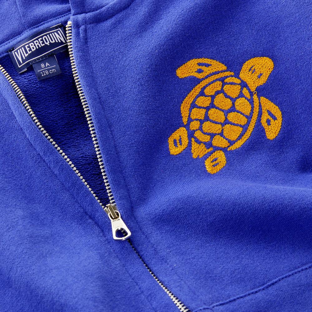 Vilebrequin Sweat En Coton Organique à Fermeture éclair Garçon Tortue