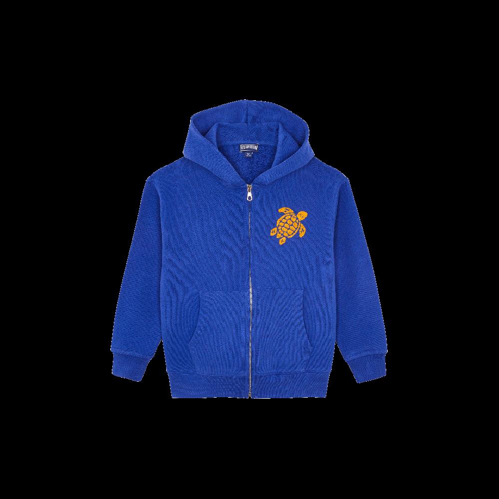 vilebrequin Sweat en coton organique à fermeture éclair garçon Tortue