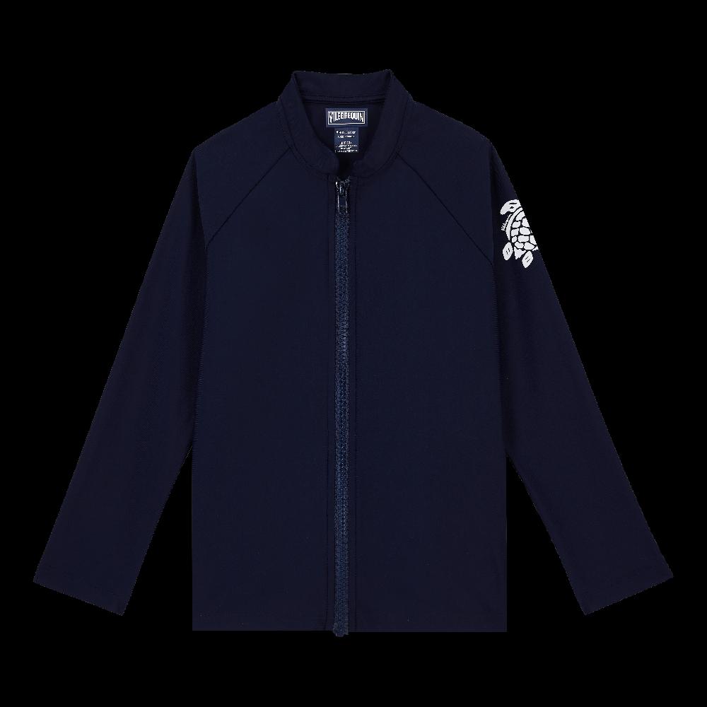 vilebrequin T-shirt anti-UV manches longues à fermeture éclair enfant