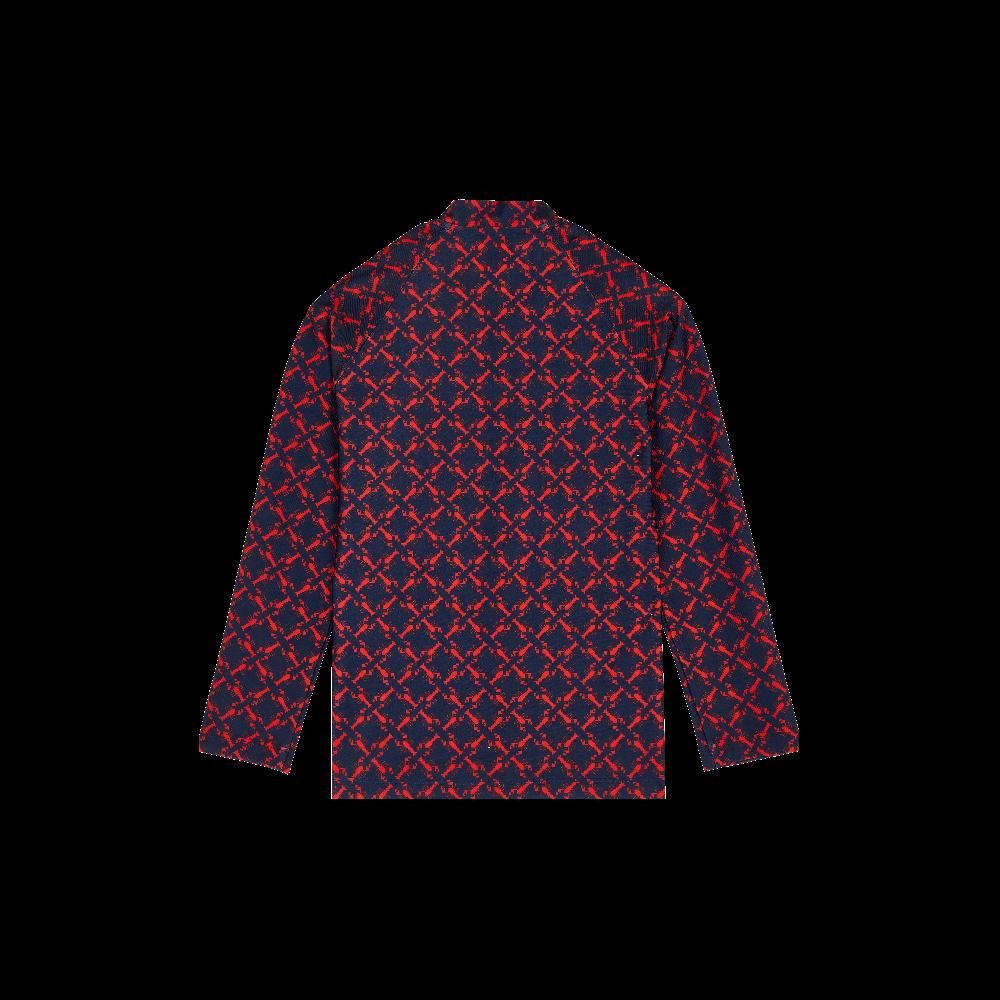 Vilebrequin T-shirt Anti-UV Zippé à Manches Longues Garçon Homard Pixel