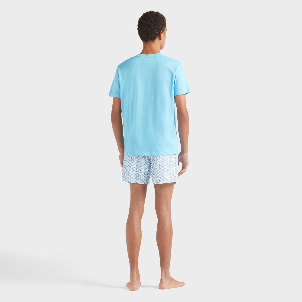 Vilebrequin T-shirt Contrasté En Coton Homme Logo En Gomme