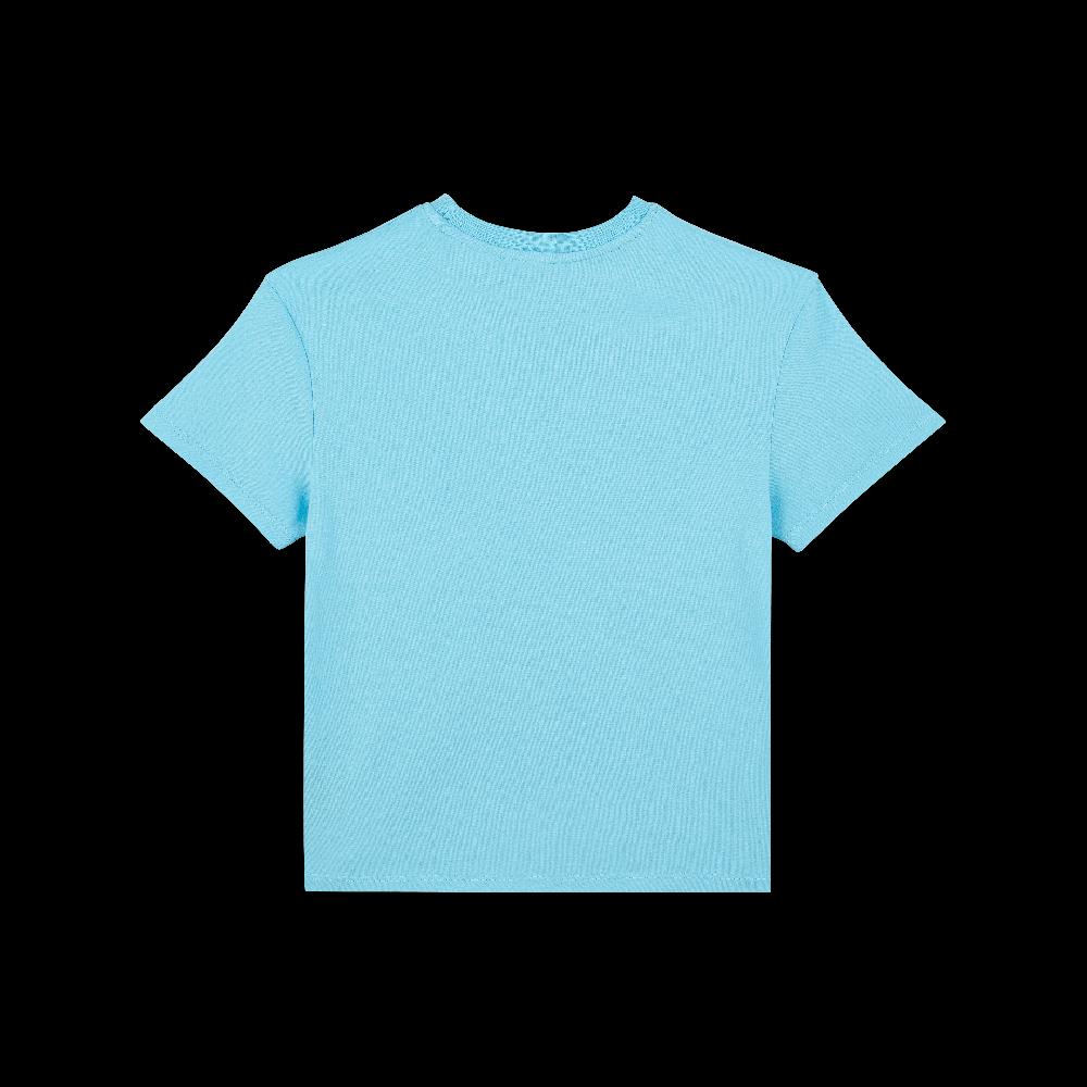 Vilebrequin T-shirt En Coton Organique Enfant Logo En Gomme