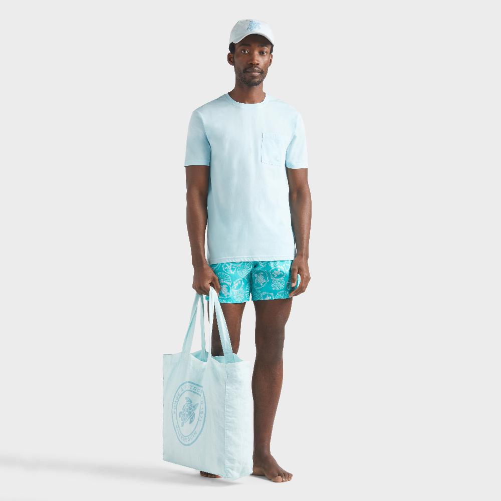 Vilebrequin T-shirt En Coton Organique Et Couleur Naturelle Homme