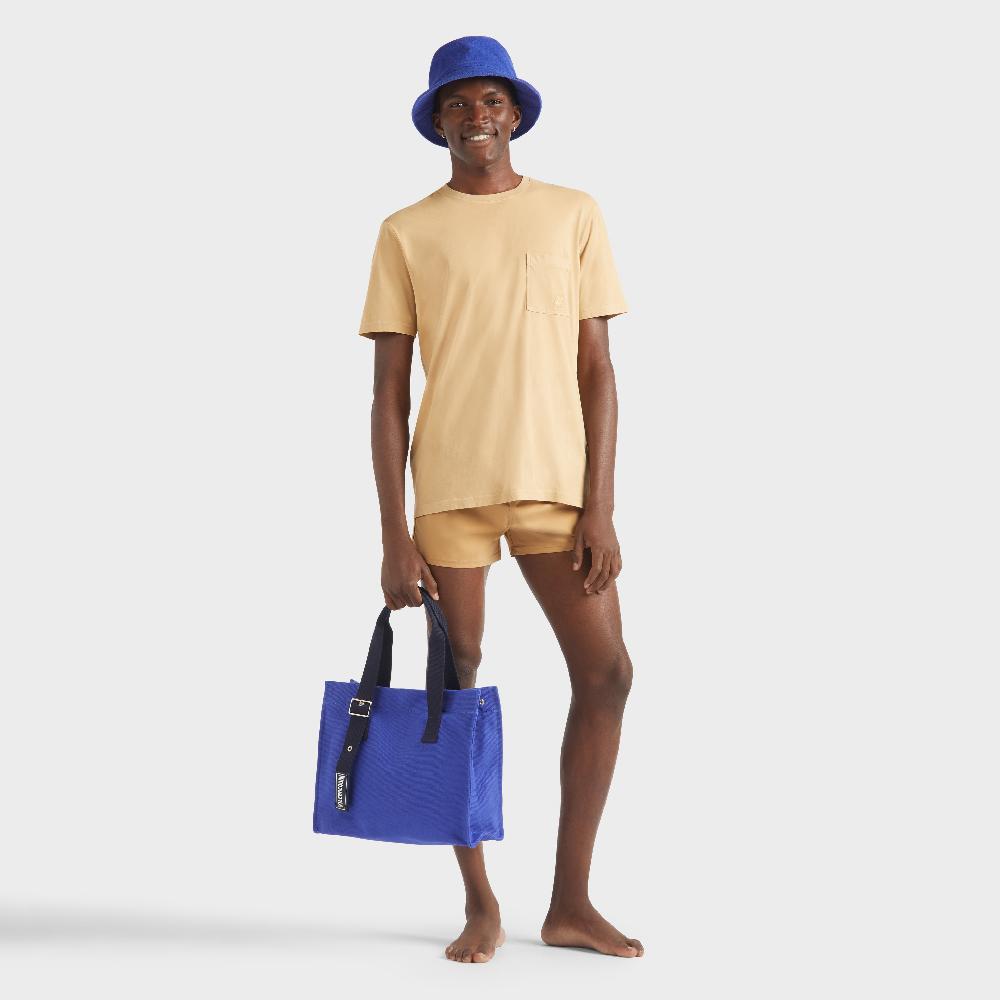 Vilebrequin T-shirt En Coton Organique Et Couleur Naturelle Homme