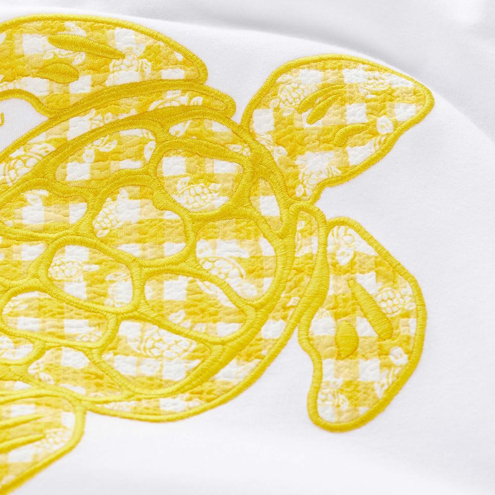 Vilebrequin T-shirt En Coton Organique Fille Tortue Brodée