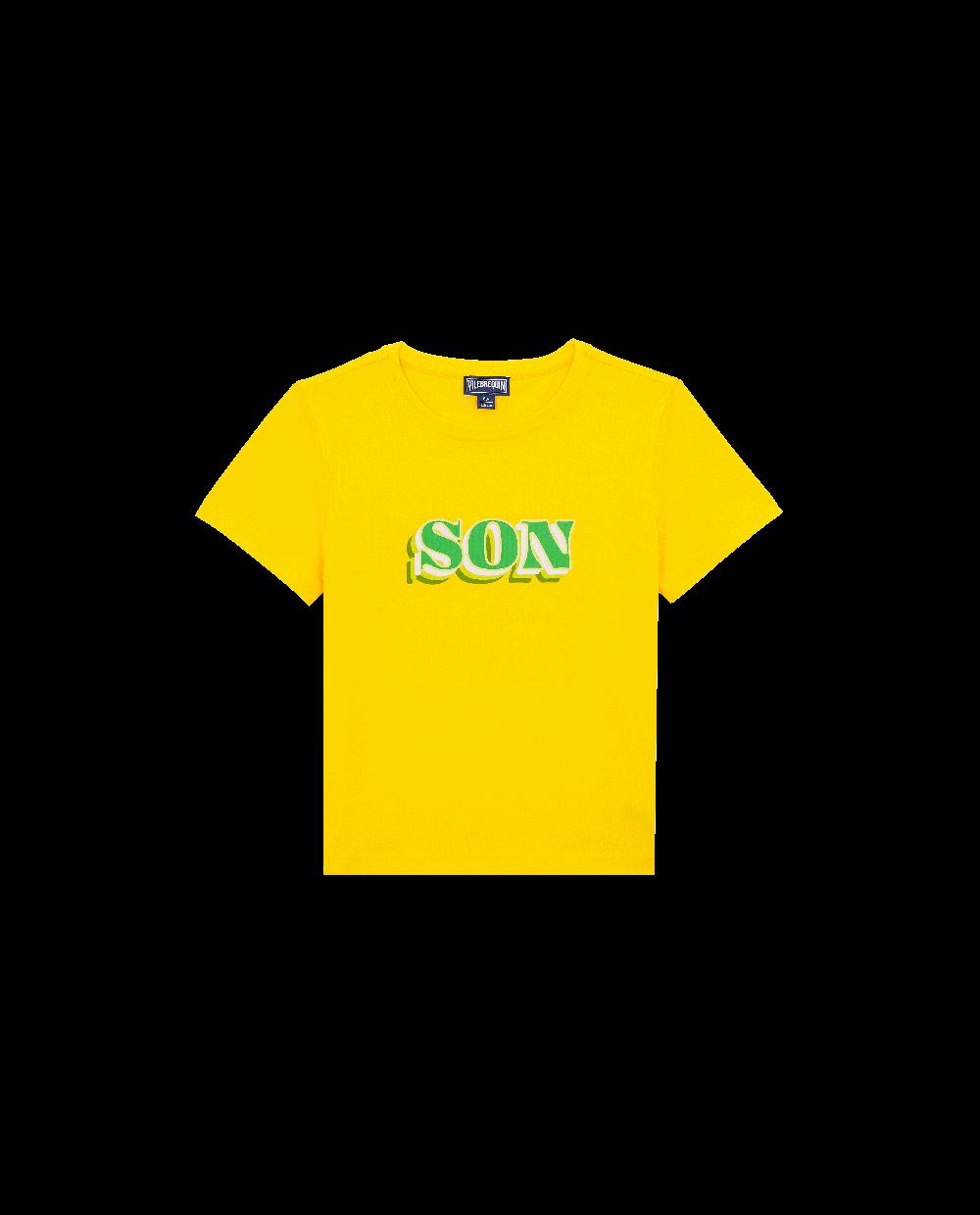 vilebrequin T-shirt en coton organique garçon Dad and Son