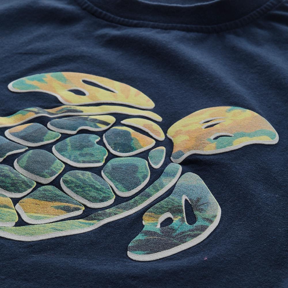 Vilebrequin T-shirt En Coton Organique Garçon Tahiti Turtles