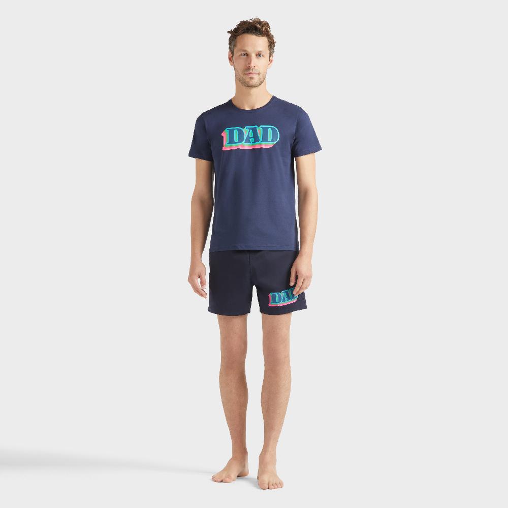 vilebrequin T-shirt en coton organique homme Dad and Son