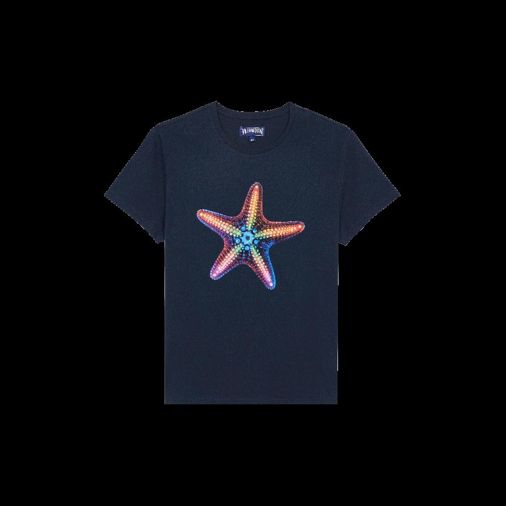 Vilebrequin T-shirt En Coton Organique Homme Disco Stars