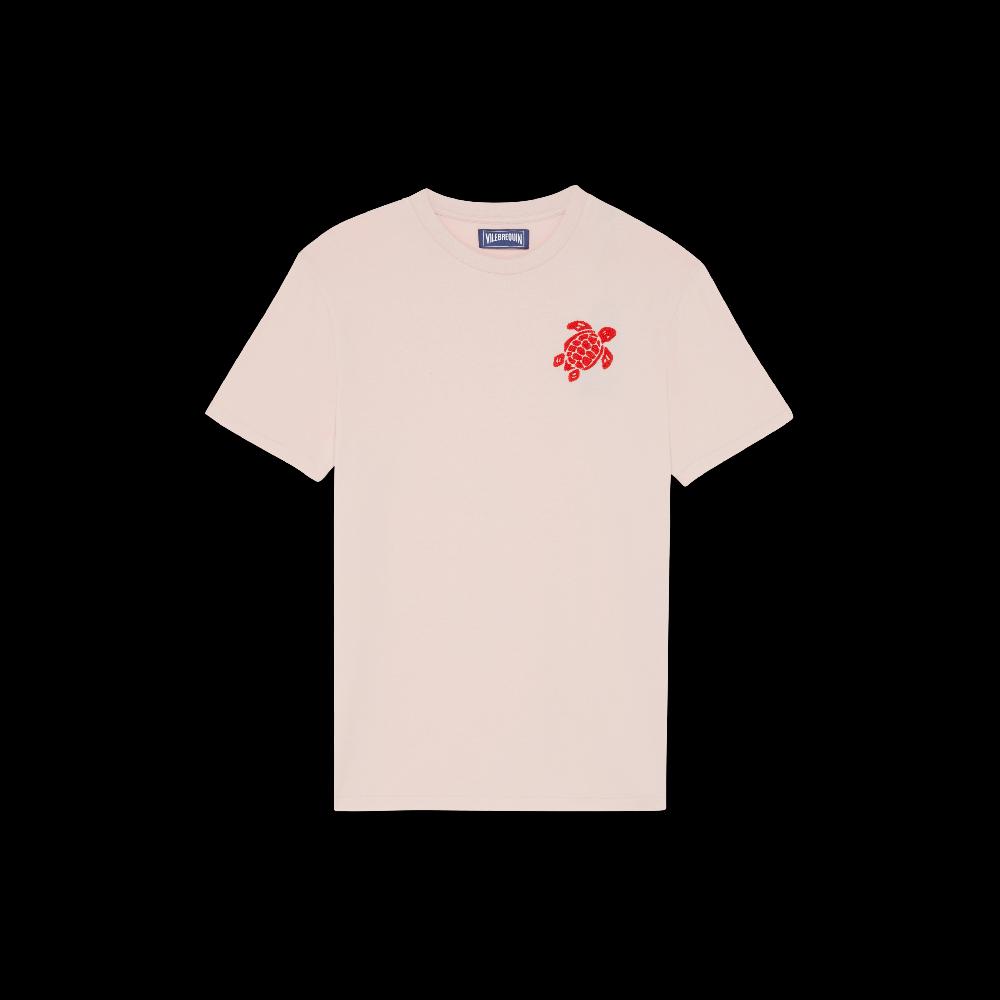 Vilebrequin T-shirt En Coton Organique Homme Tortue Brodée