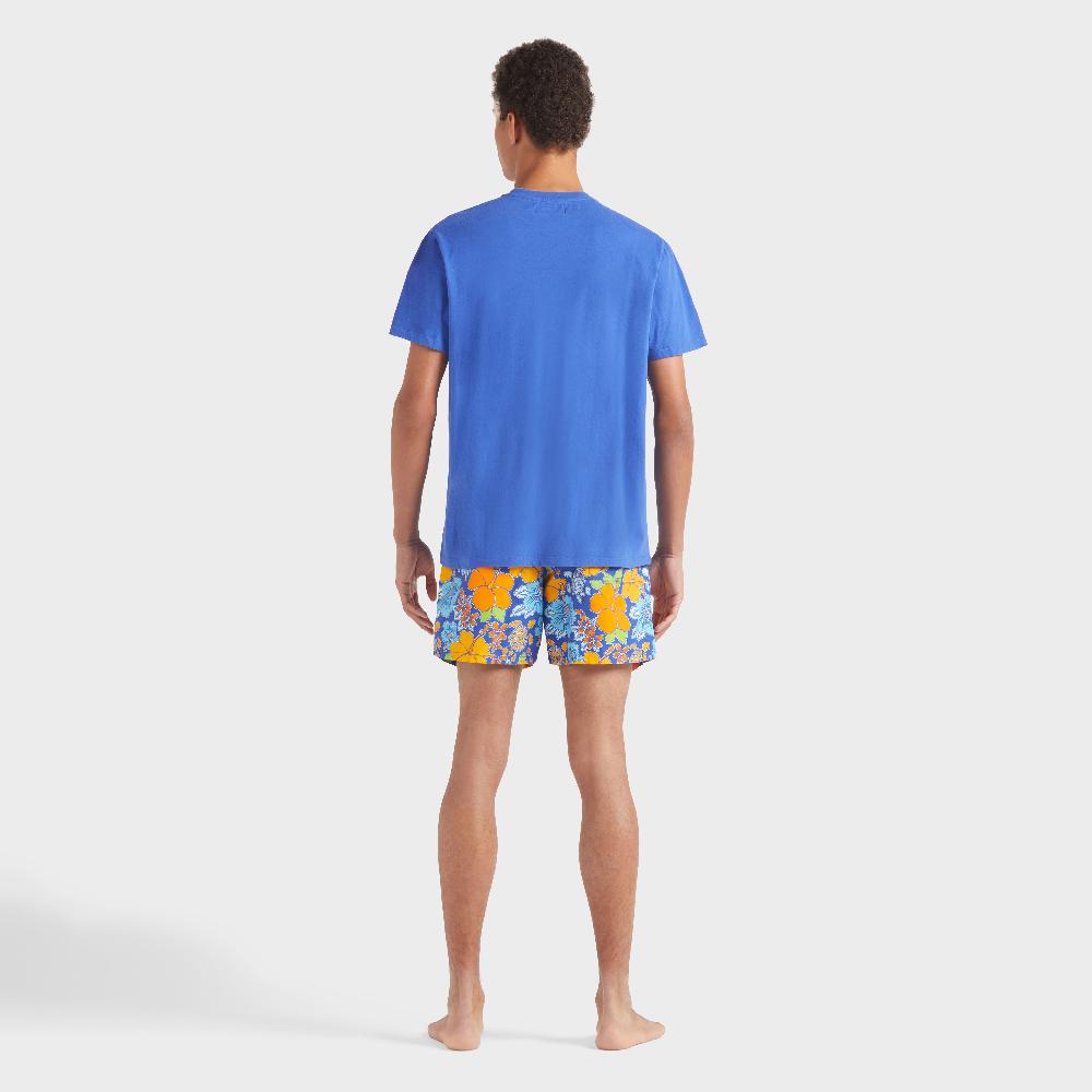 Vilebrequin T-shirt En Coton Organique Homme Tortue Brodée