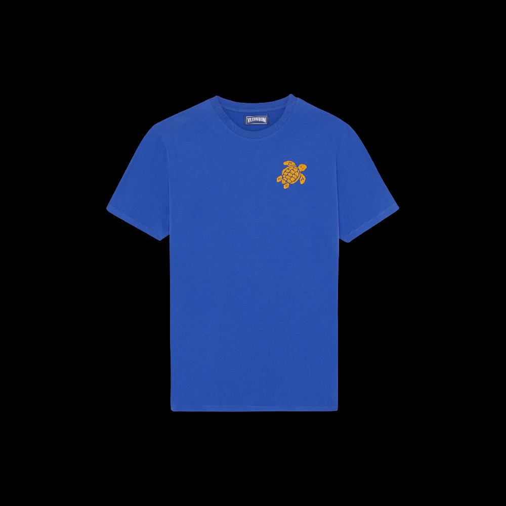 Vilebrequin T-shirt En Coton Organique Homme Tortue Brodée