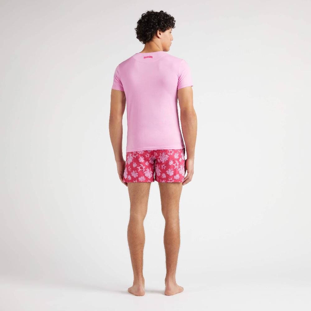 Vilebrequin T-shirt En Coton Organique Unisexe Turtle Heart Tahiti Floqué