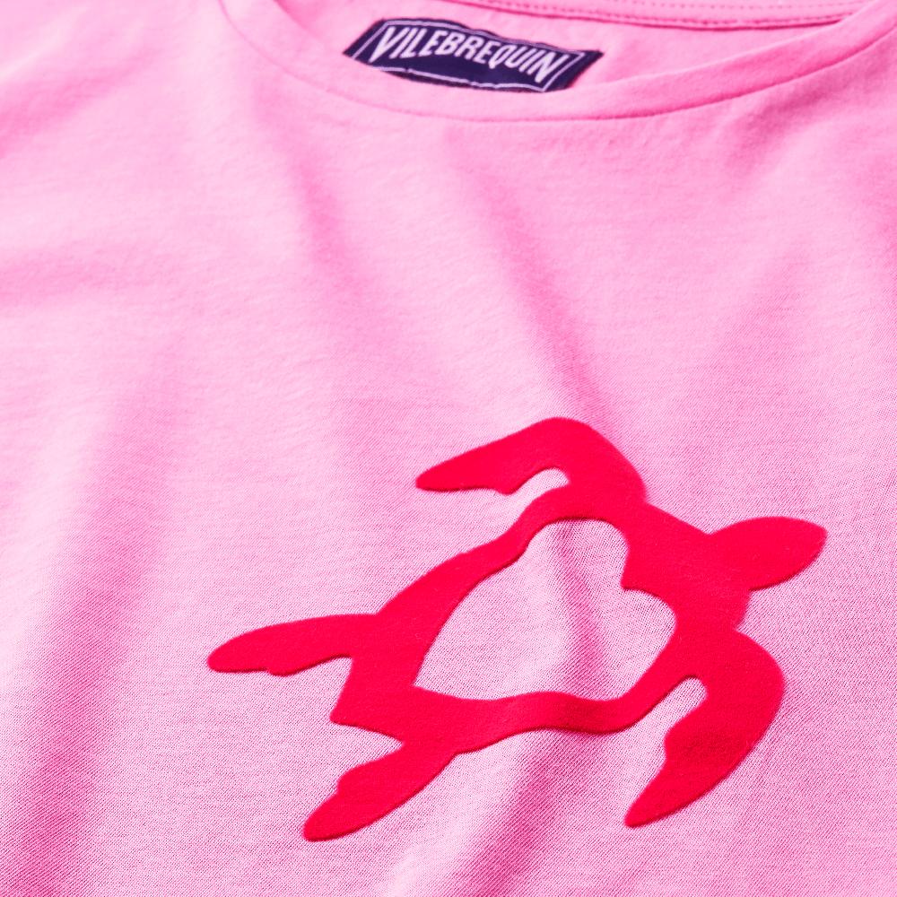 Vilebrequin T-shirt En Coton Organique Unisexe Turtle Heart Tahiti Floqué