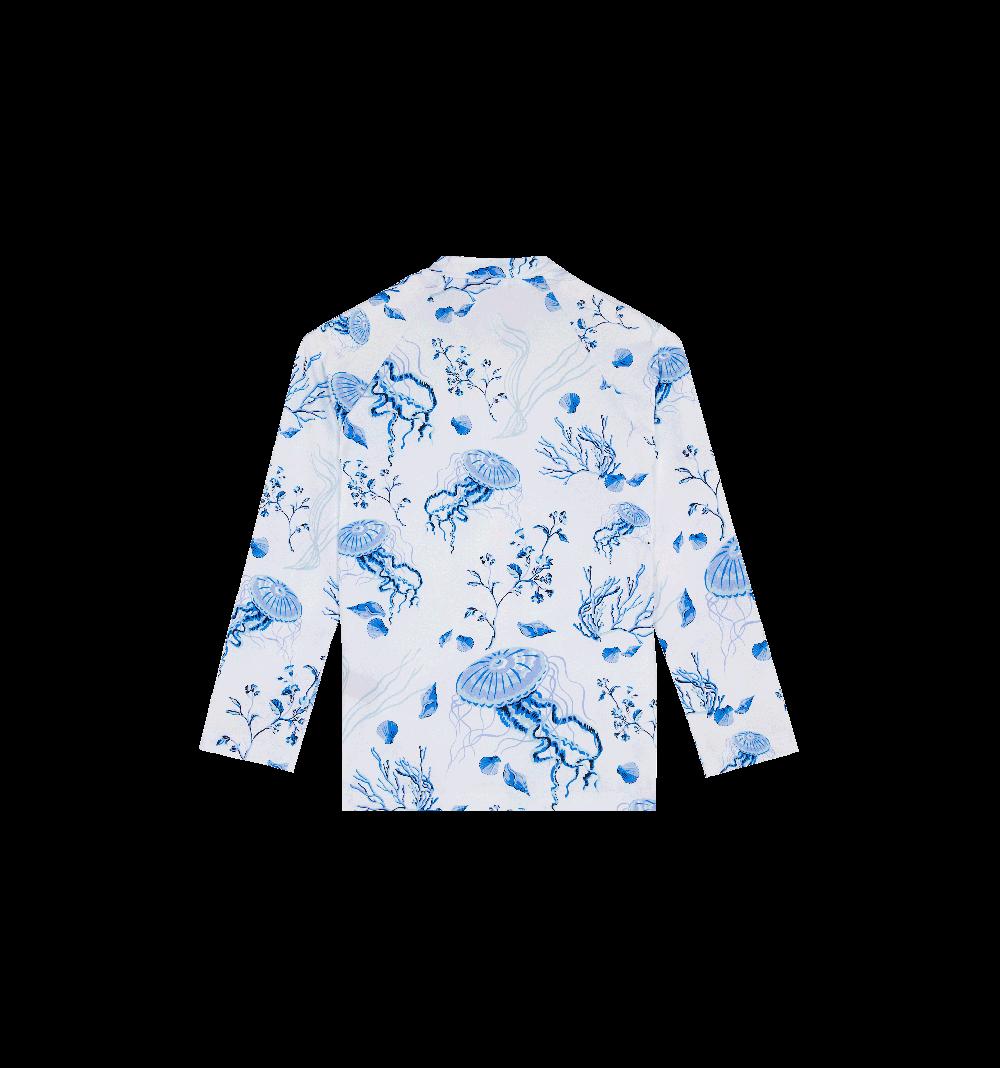 Vilebrequin T-shirts Anti-UV Fille Zippé Medusa And Shells