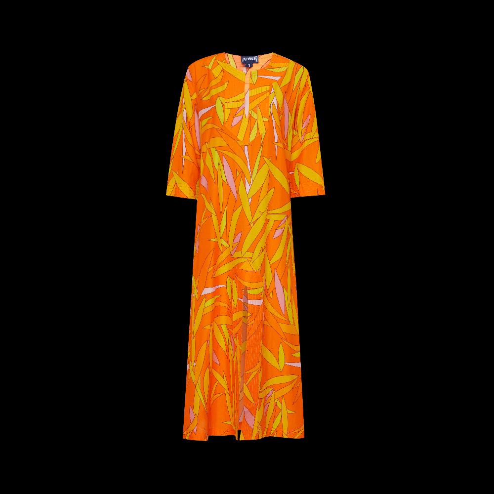 Vilebrequin Tunique Longue En Coton Et Soie Femme Madrague