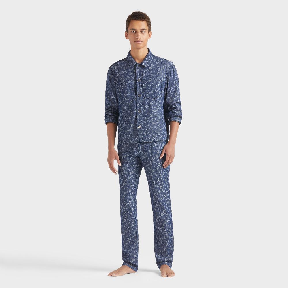 vilebrequin Veste en jean léger homme Ronde Des Tortues Jacquard