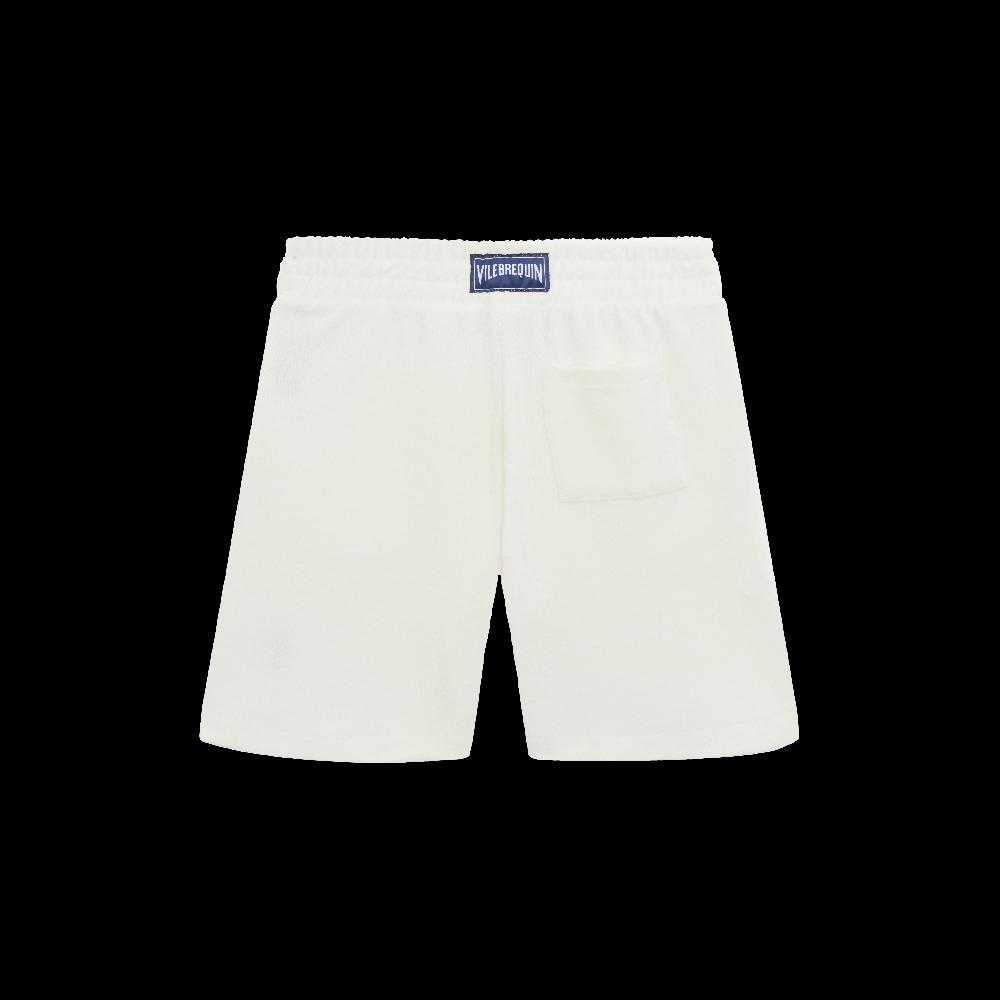 Vilebrequin Bermuda En éponge Garçon Tortue Brodée