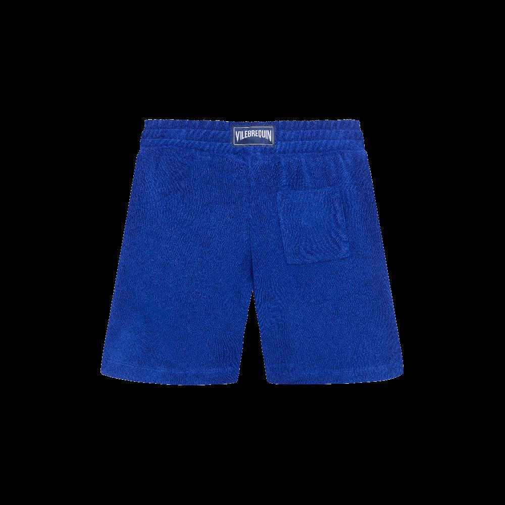 Vilebrequin Bermuda En éponge Garçon Tortue Brodée