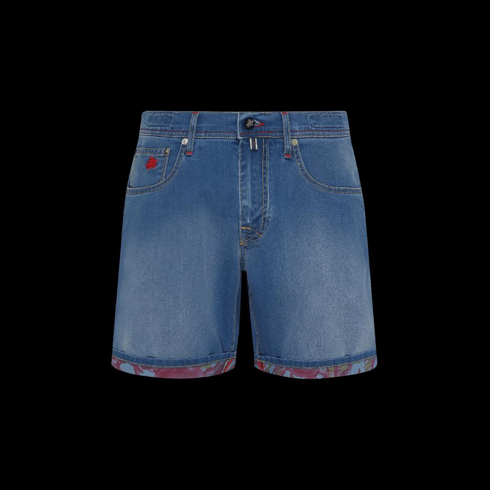 Vilebrequin Bermuda En Jean Homme Crab Balloonss