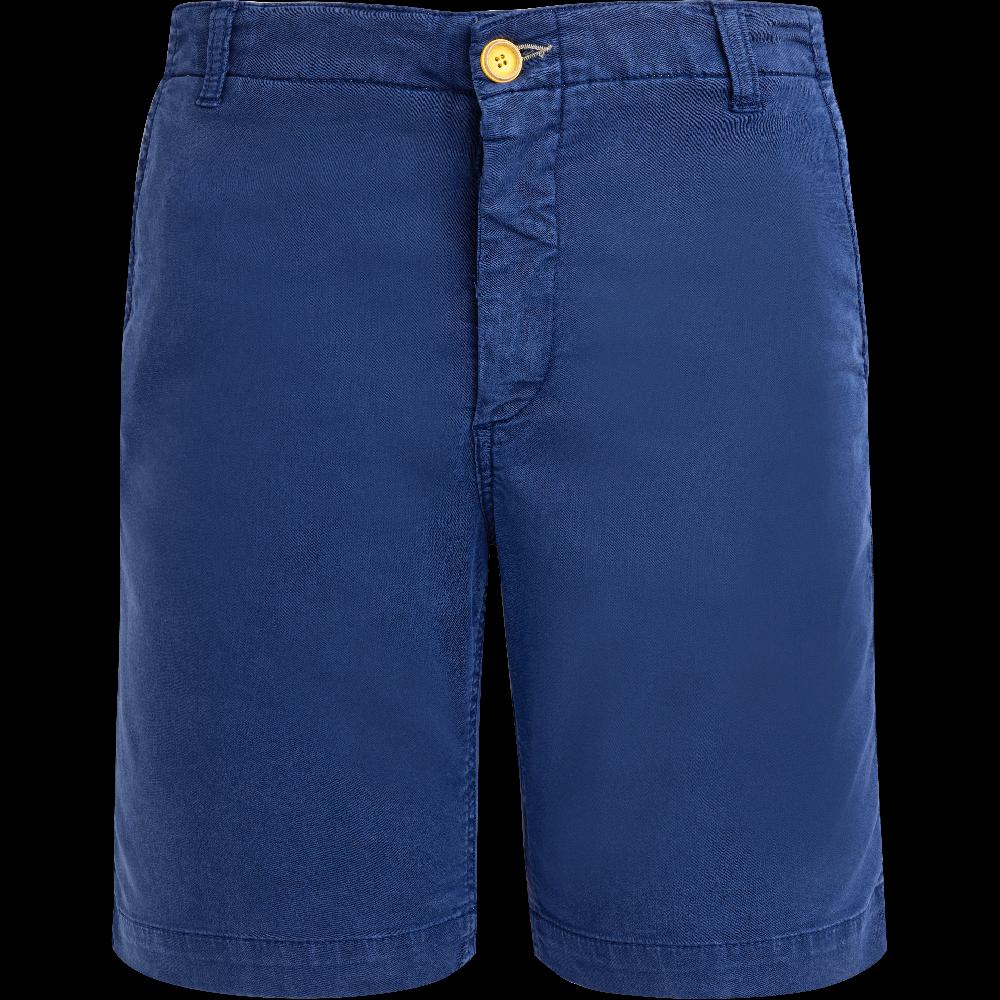 Vilebrequin Bermuda En Tencel Satin Homme Uni