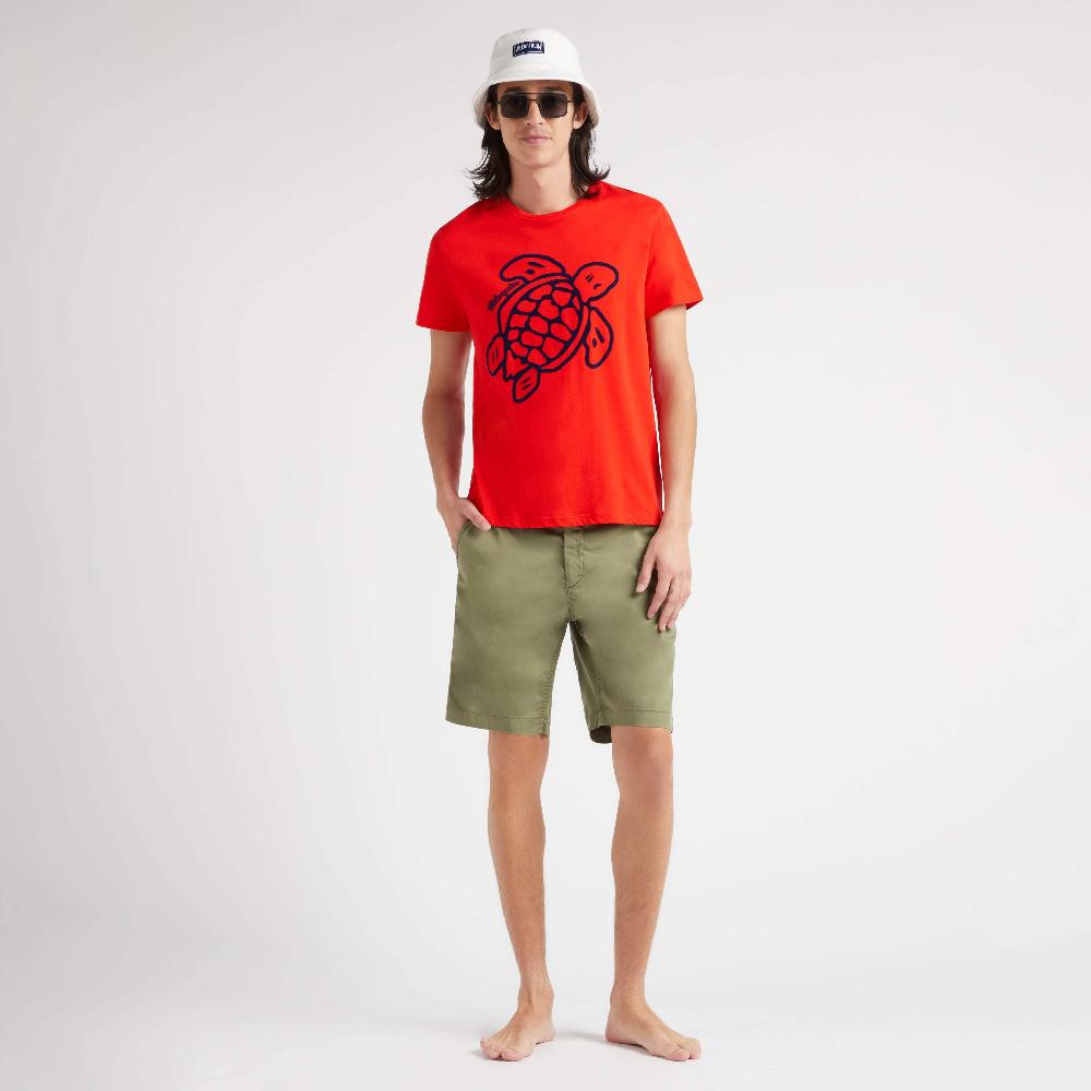 Vilebrequin Bermuda Gabardine En Tencel Homme