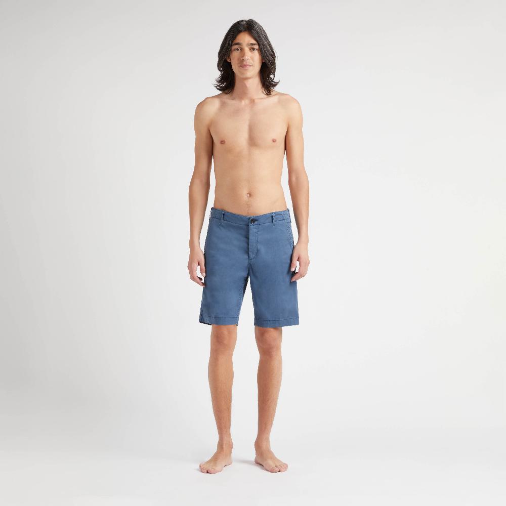 vilebrequin Bermuda gabardine en tencel homme