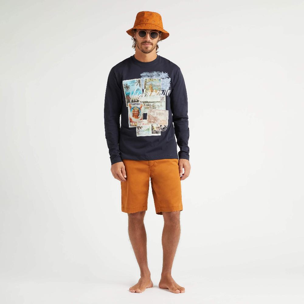 Vilebrequin Bermuda Gabardine En Tencel Homme