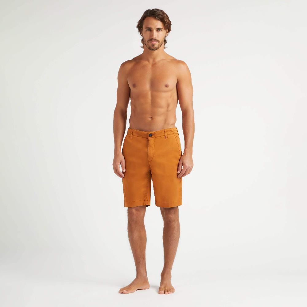 vilebrequin Bermuda gabardine en tencel homme