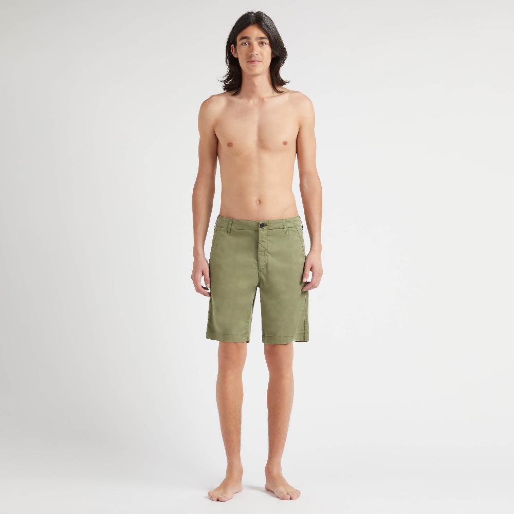 vilebrequin Bermuda gabardine en tencel homme