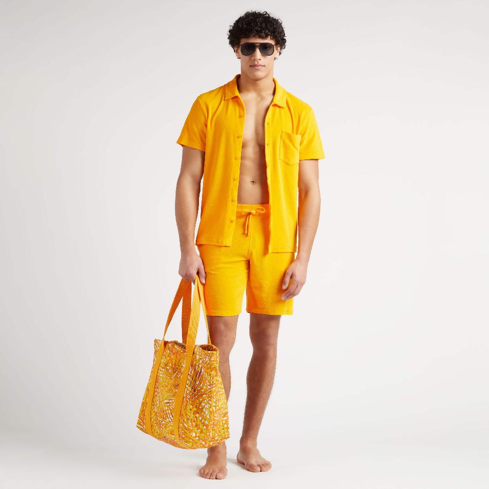 Vilebrequin Bermuda Short En éponge Homme Uni