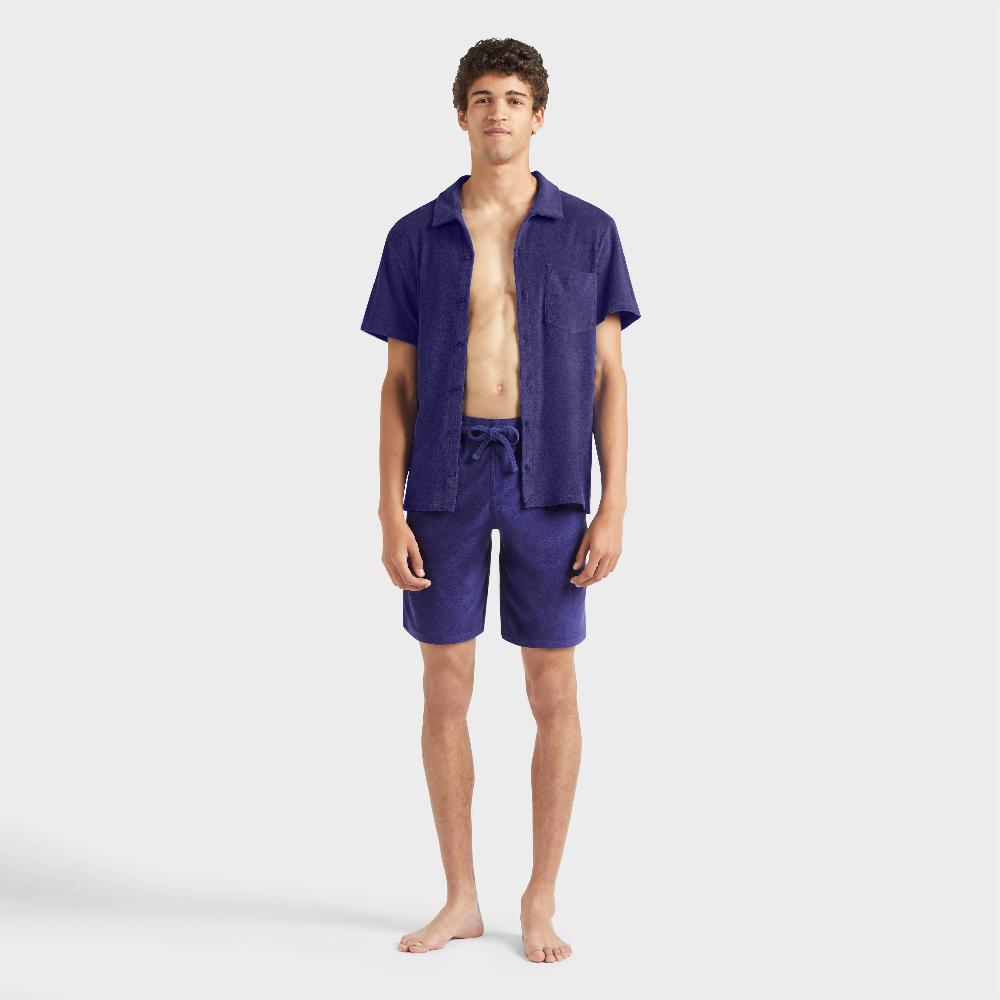 Vilebrequin Bermuda Short En éponge Homme Uni