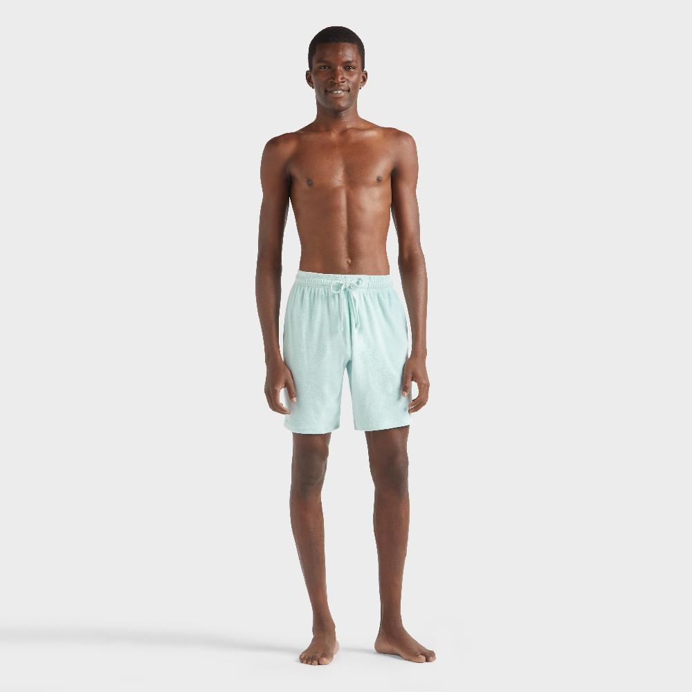 vilebrequin Bermuda short en éponge homme uni