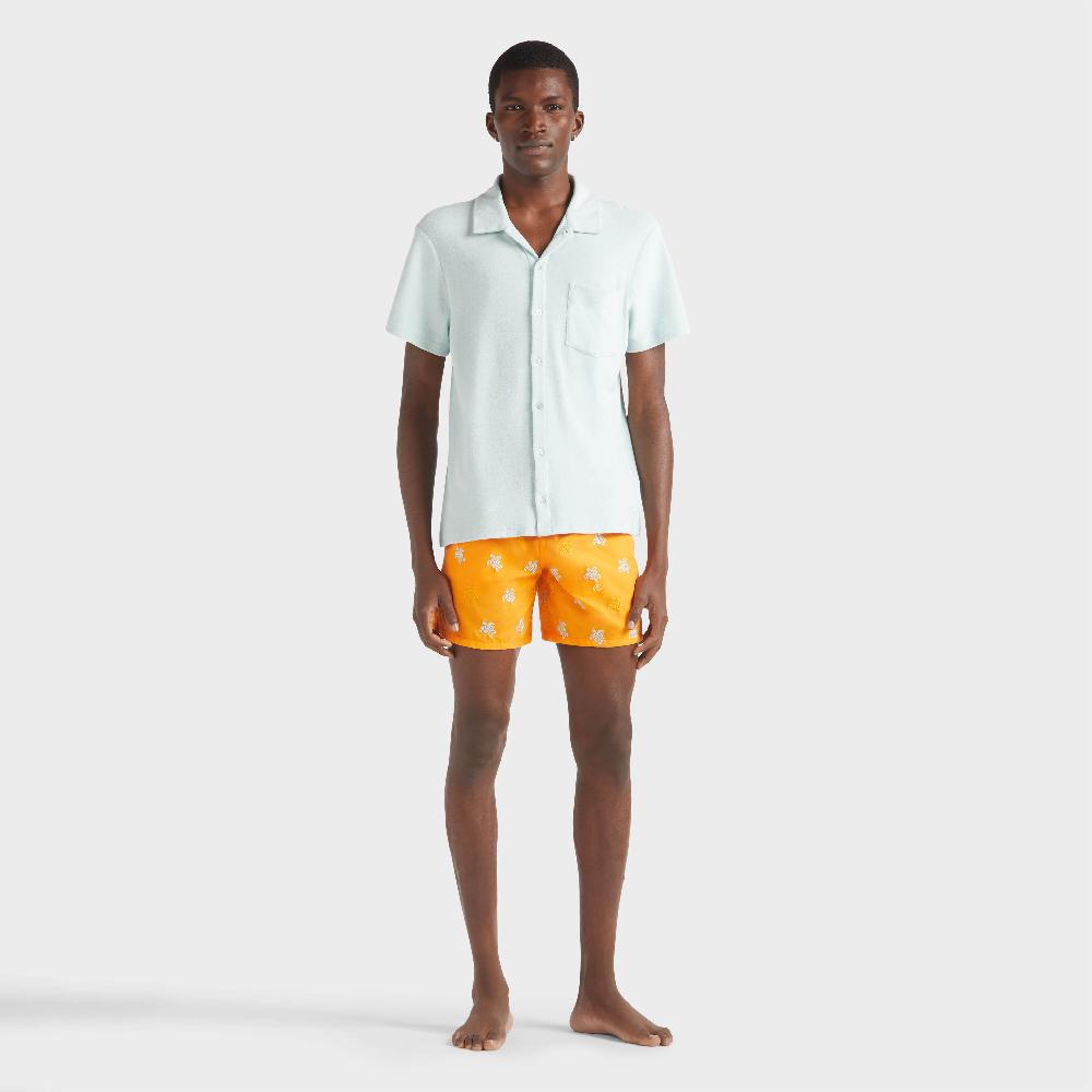 vilebrequin Chemise bowling unisexe en éponge