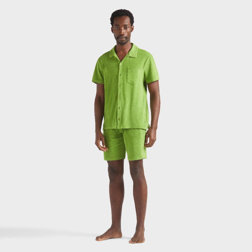 vilebrequin Chemise bowling unisexe en éponge