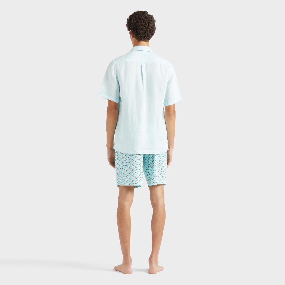 Vilebrequin Chemise En Lin Homme Natural Dye