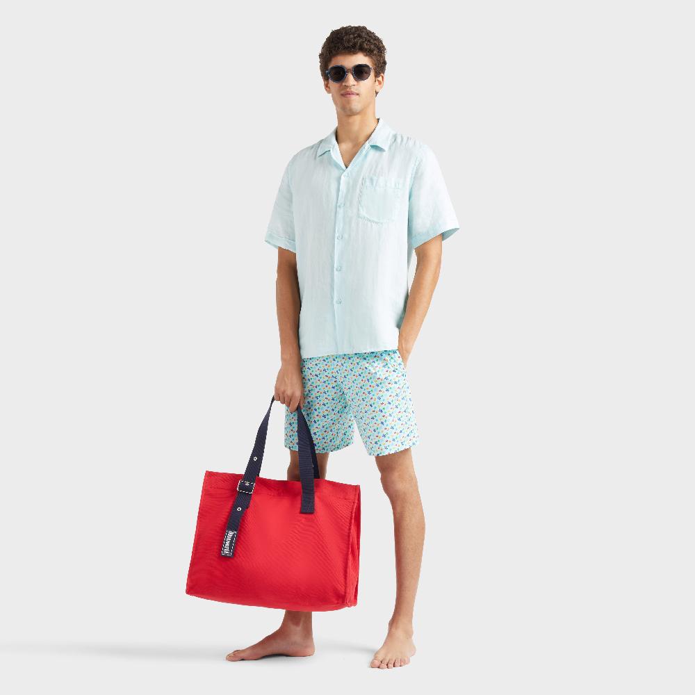 Vilebrequin Chemise En Lin Homme Natural Dye